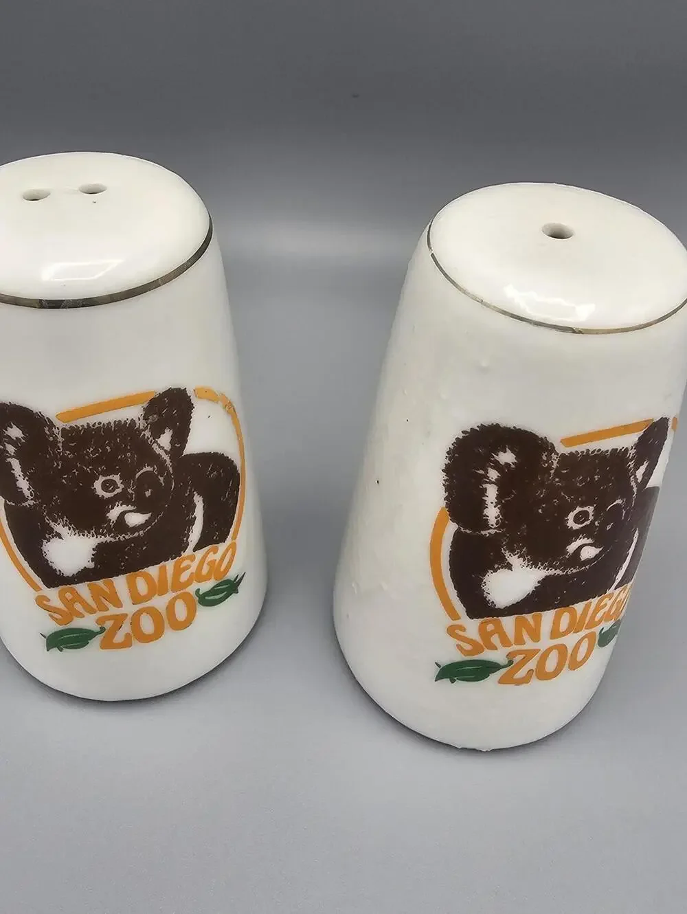 Vintage San Diego Zoo Koala Ceramic Salt and Pepper Shakers